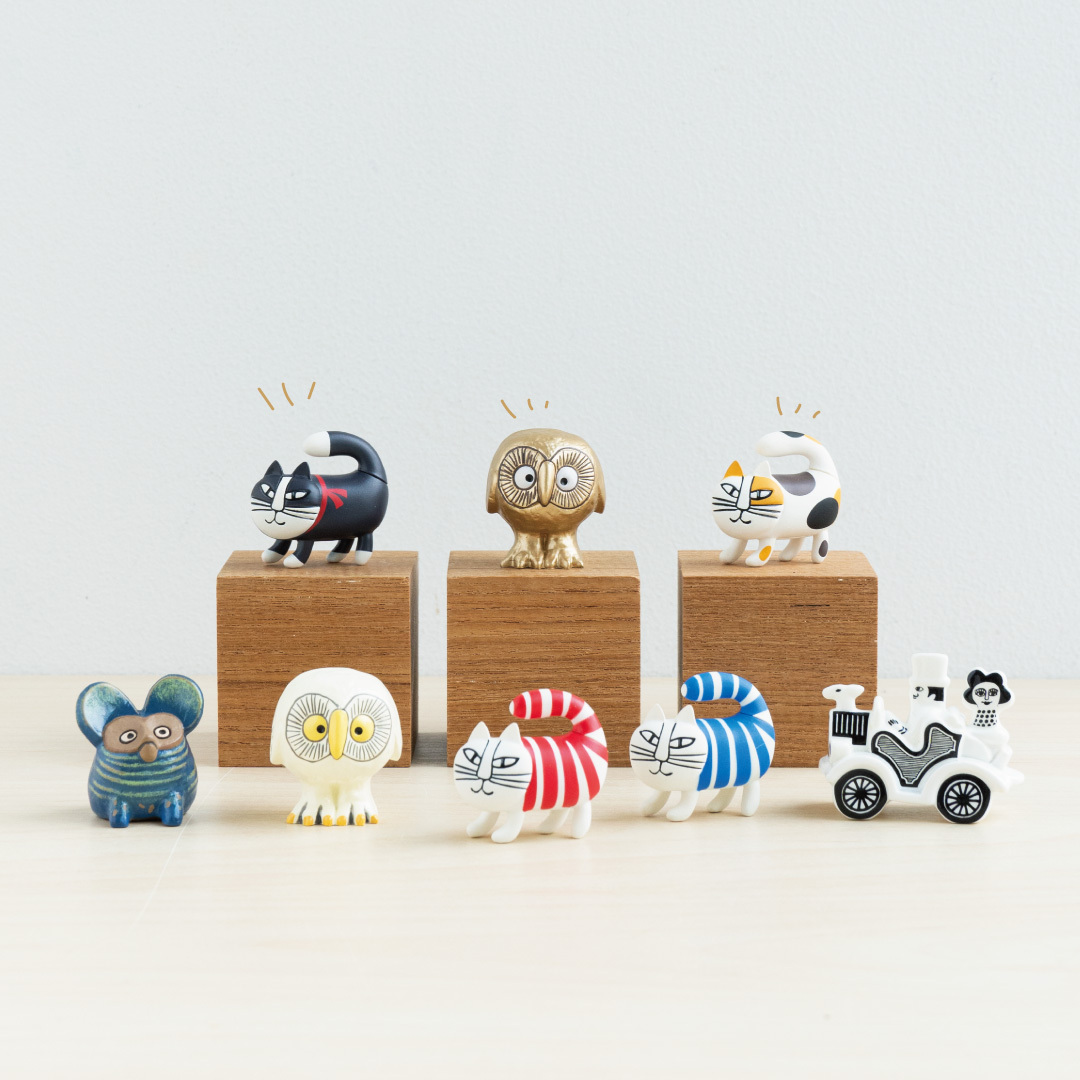 リサ・ラーソン カプセルトイ キーホルダー フィギュア11個セット リサ