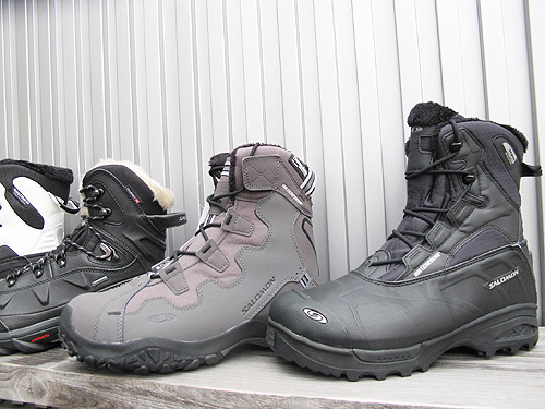 雪山 アウトドア スノートレッキング シューイング シューズ サロモン