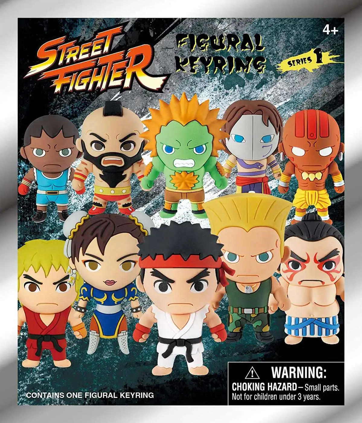 Street Fighter 3D Figural Keyring Series 1 Street Fighter Mystery