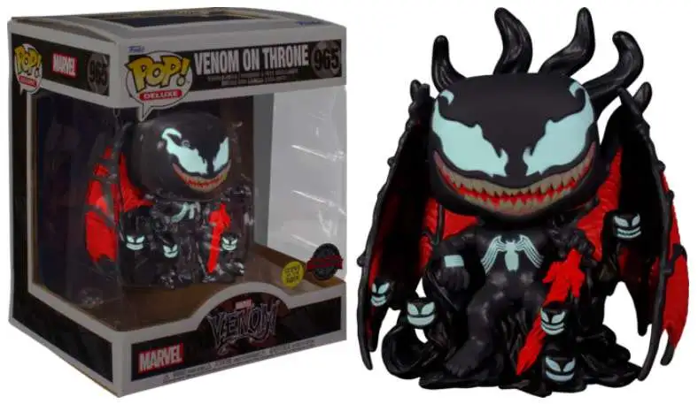 Funko Marvel POP Marvel Venom On Throne Exclusive Vinyl Bobble