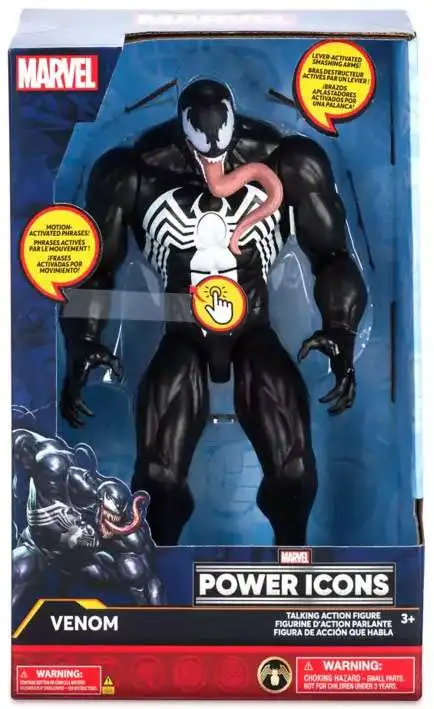 Disney Marvel Power Icons Venom Exclusive 9.5 Talking Action