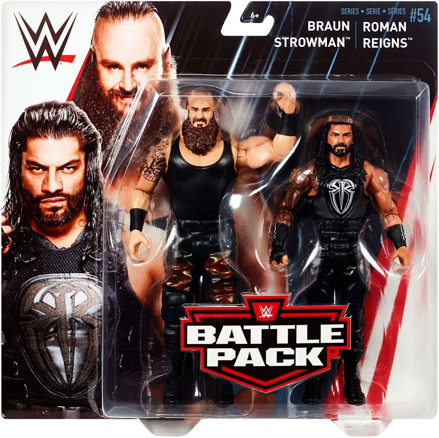 WWE Wrestling Battle Pack Series 54 Braun Strowman Roman Reigns 6