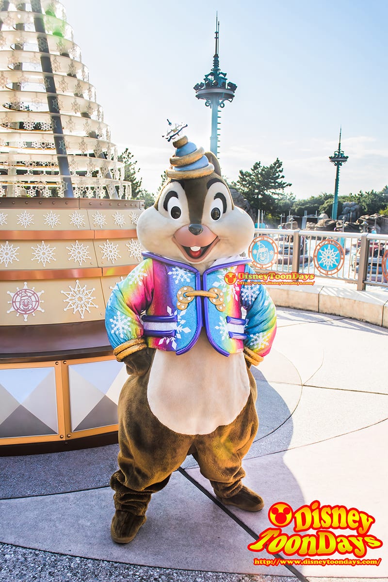 ポートディスカバリーでチップ＆デールのクリスマス限定グリーティング