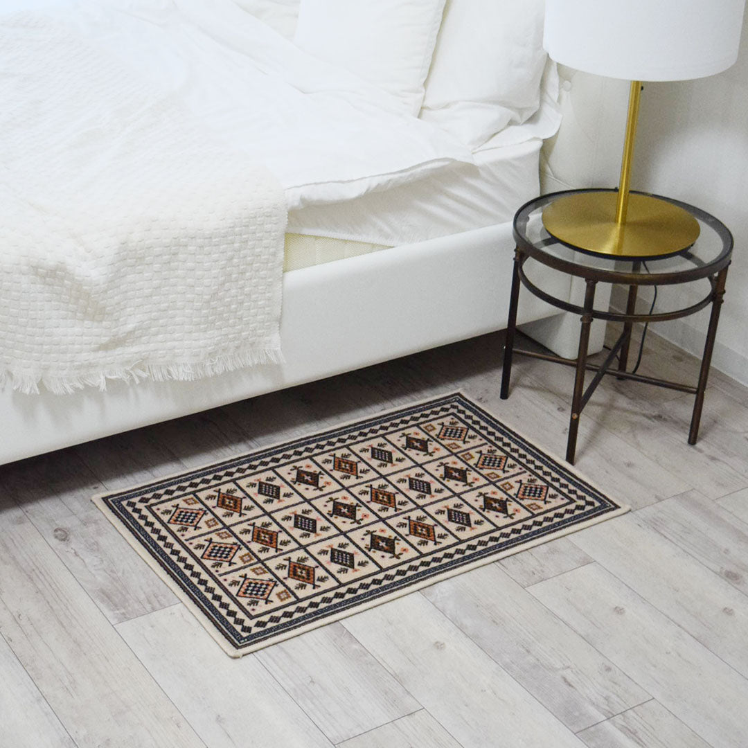 ヴィンテージ風ミニラグマット TOCORU Series タイマニ ループ