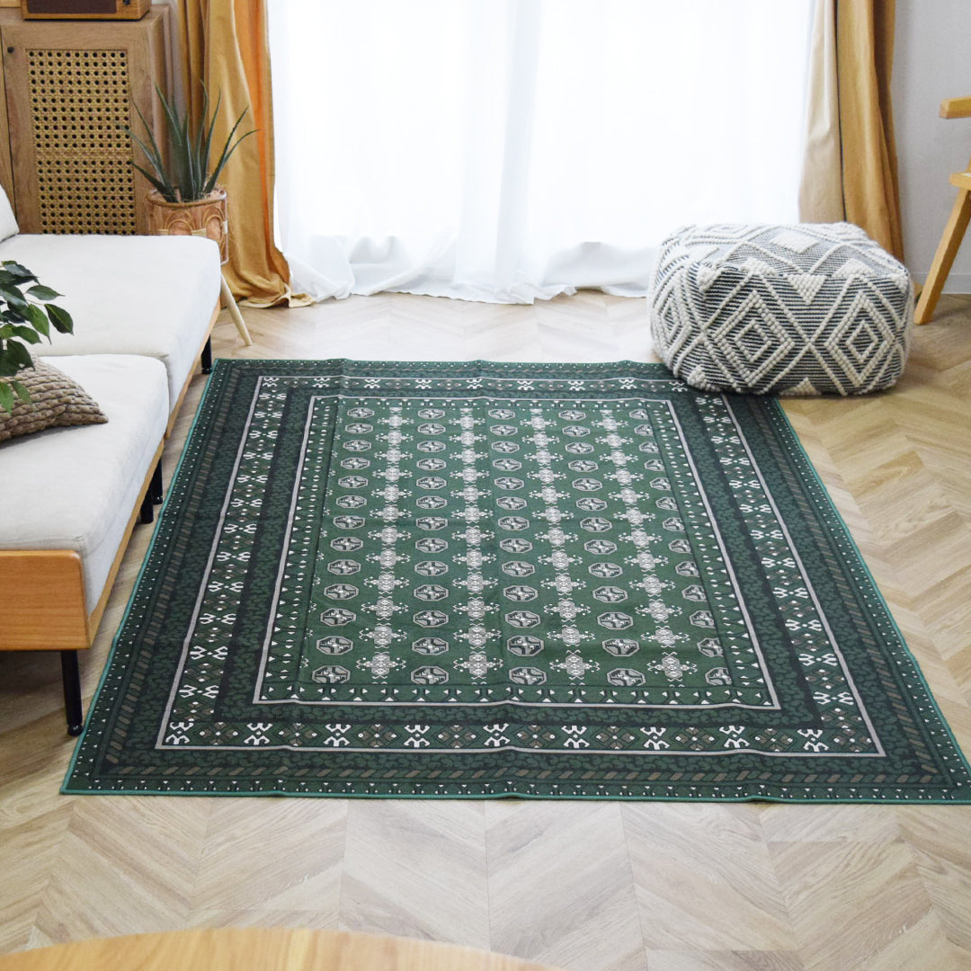 防水防汚加工付き洗えるヴィンテージ風ラグ TOCORU Series AFGHUN