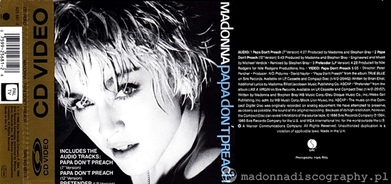 Papa Don't Preach « Today In Madonna History