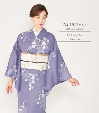 お仕立済み・単衣】都粋オリジナル おめかし小紋(蔦：藤紫