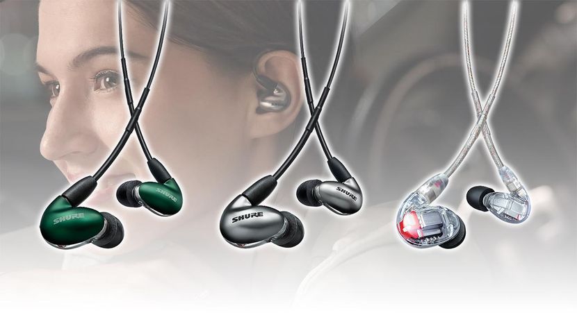 SHURE】4基のBAドライバーを搭載した高性能カナル型イヤホン 高遮音