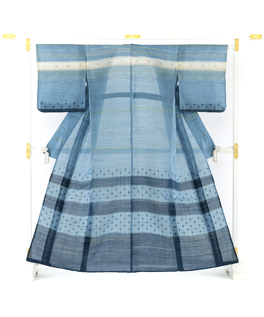 人間国宝 新垣幸子作 八重山上布 訪問着 | 特選きものコレクション