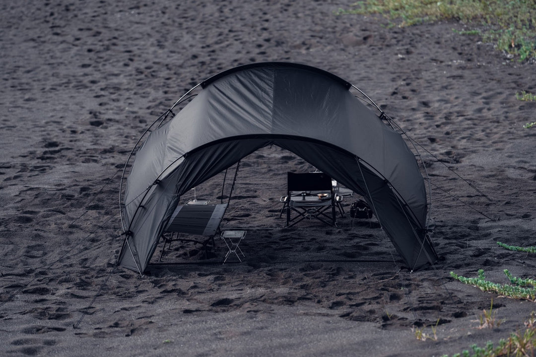 テンビ シェルター 黒・ブラック（3〜4人用テント / シェルター