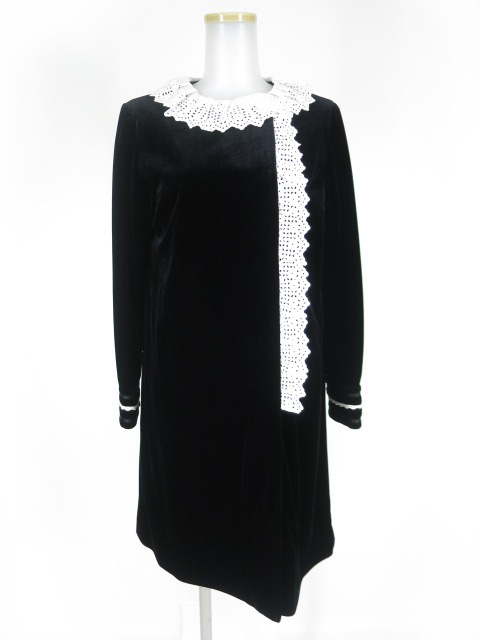 Jane Marple ベルベットとレースのマリアンヌドレス ジェーンマープル