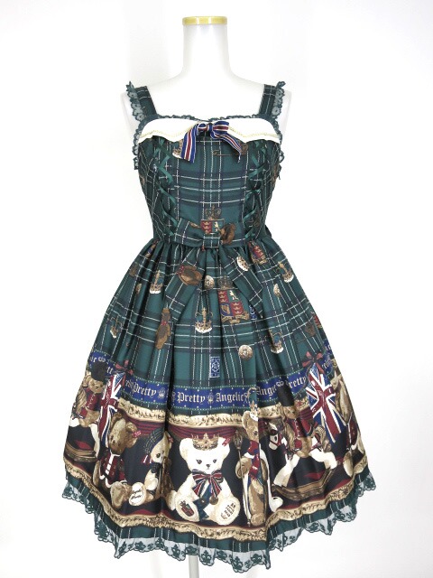 Angelic Pretty British Bearジャンパースカート アンジェリック