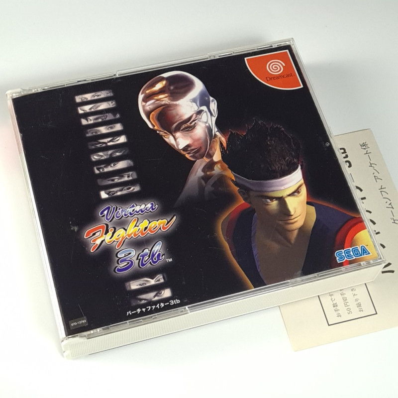 バーチャファイター3tb Sega Dreamcast Japan Ver. Wth Spine Card