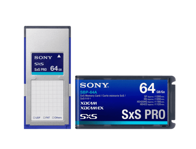 レンタル]SONY SXSメモリーカード 64GB PRO PLUS | 記録メディアを