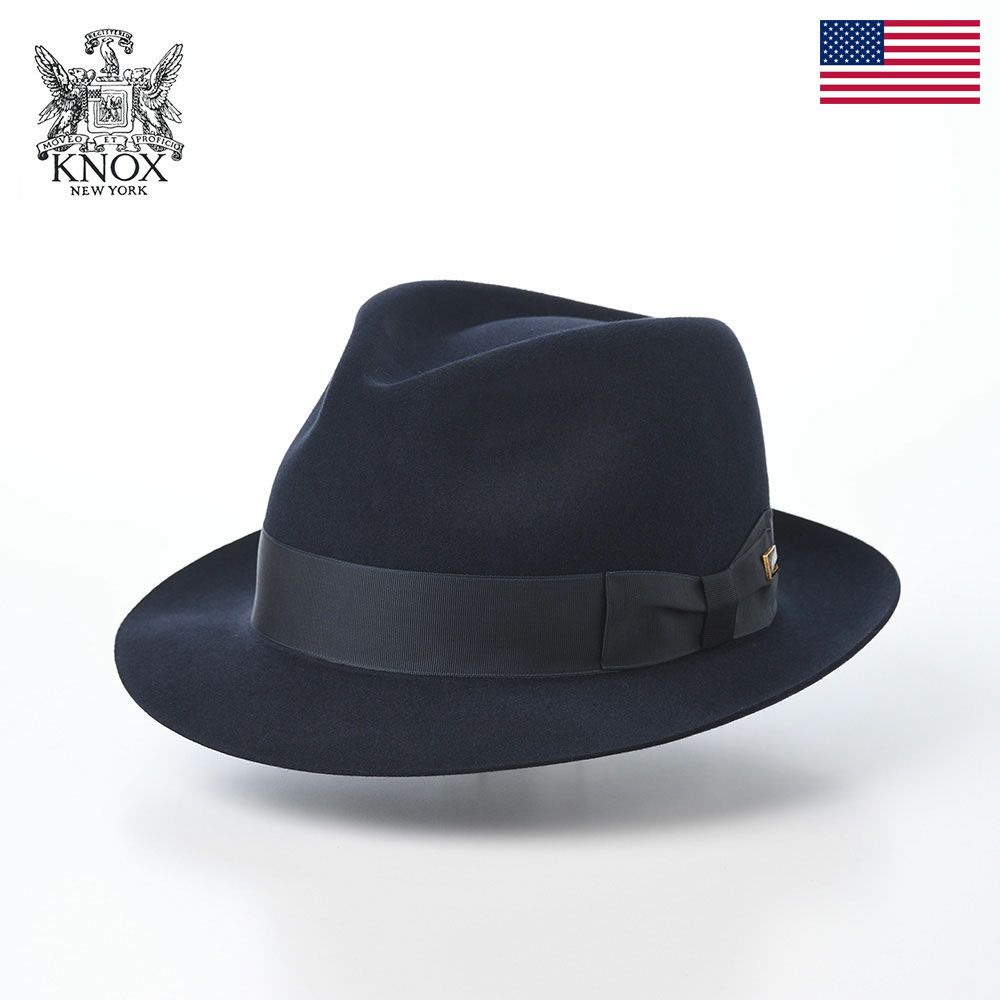 ノックス フェルトハット Rabbit Fur Fedora Hat（ラビットファー