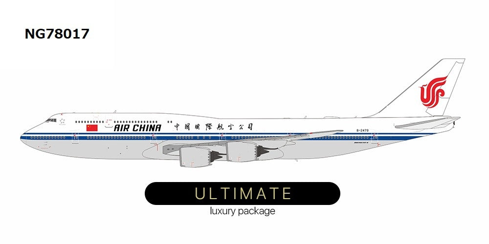 NG Models B747-8i 中国国際航空「VIP flight」with wifi dome