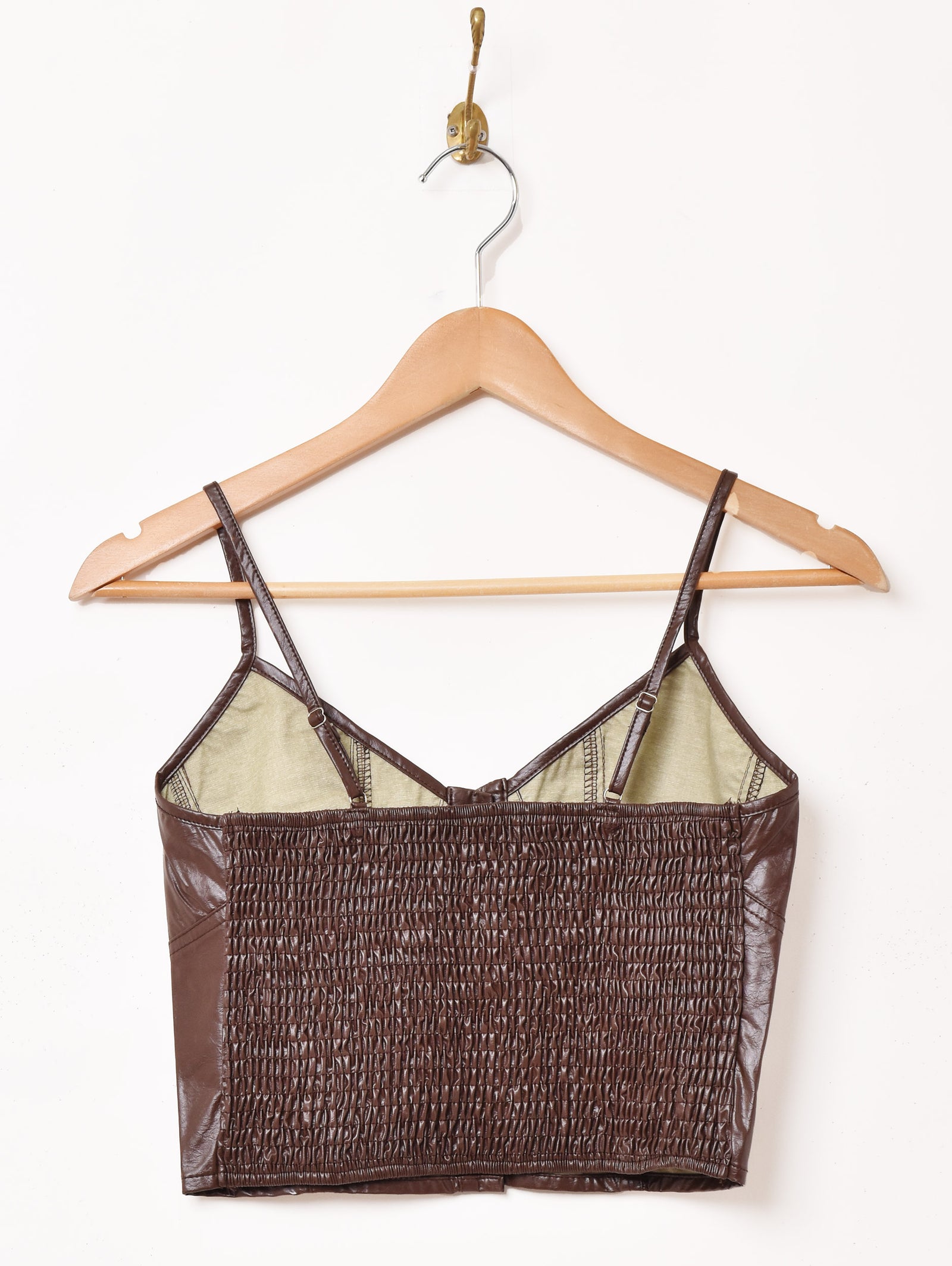 Y2K 古着 GLAD NEWS スタッズストラップ タイダイ ビスチェ キャミ Y2K