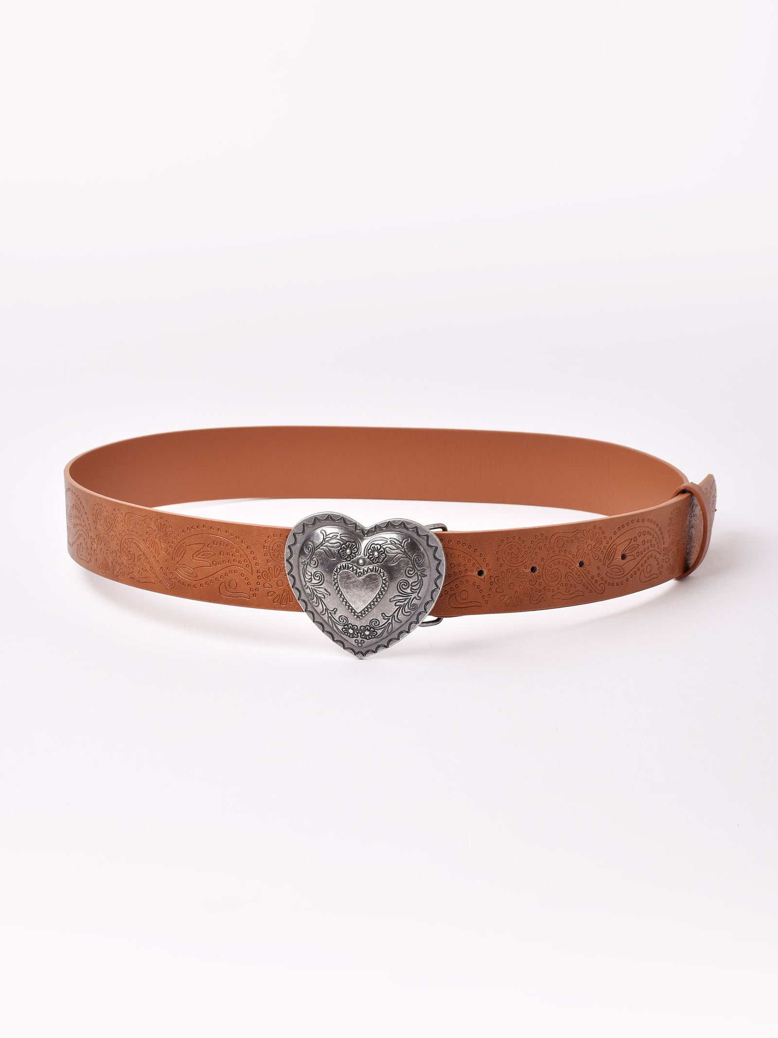 2色展開】ウエスタン ハート 型押し レザーベルト – 古着屋Top of the