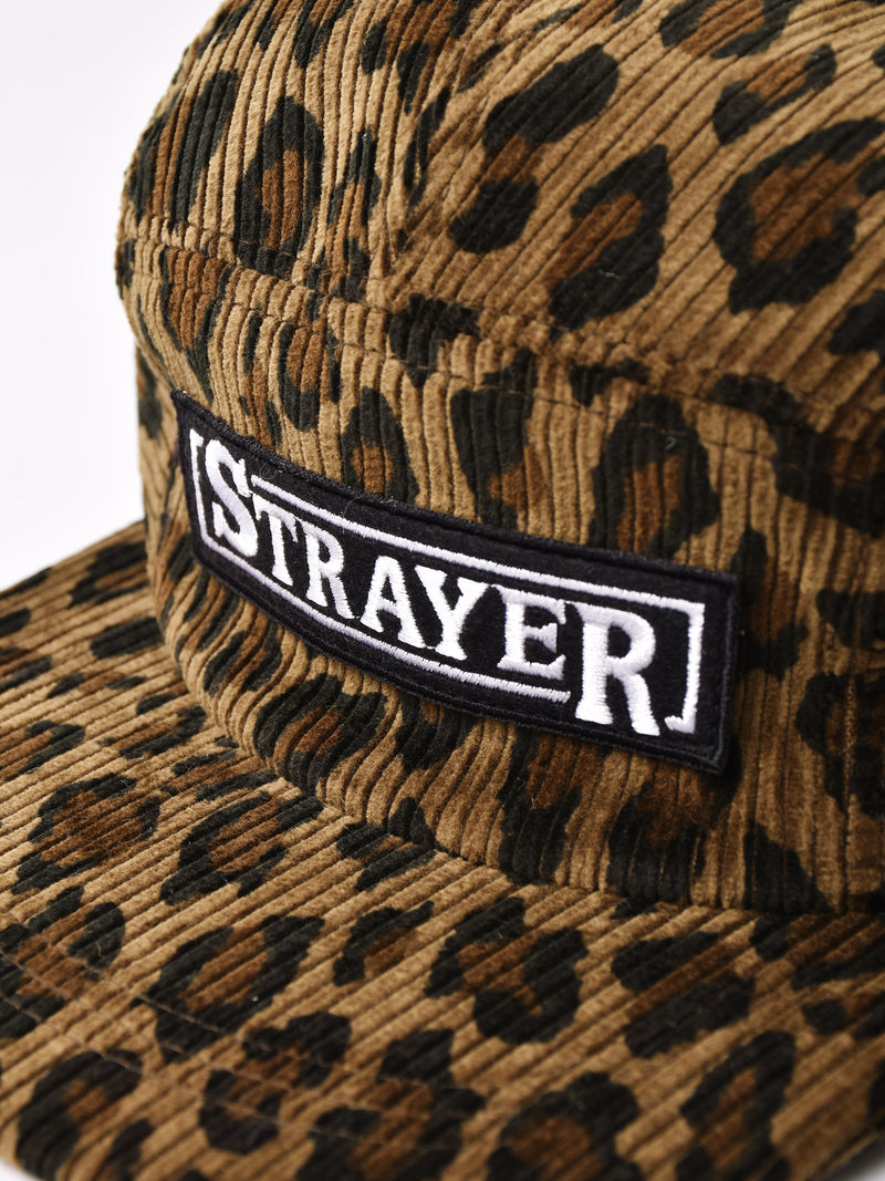 3色展開】Made in Japan レオパード柄 ジェットキャップ 「STRAYER