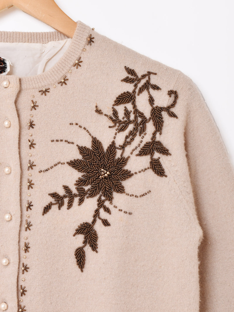 50's〜60's ビーズ刺繍 カーディガン – 古着屋Top of the Hillのネット