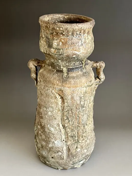 藤井勝雲 有田焼 染錦 牡丹鳳凰図 壷 高さ41㎝ 作品集掲載作品 伝統