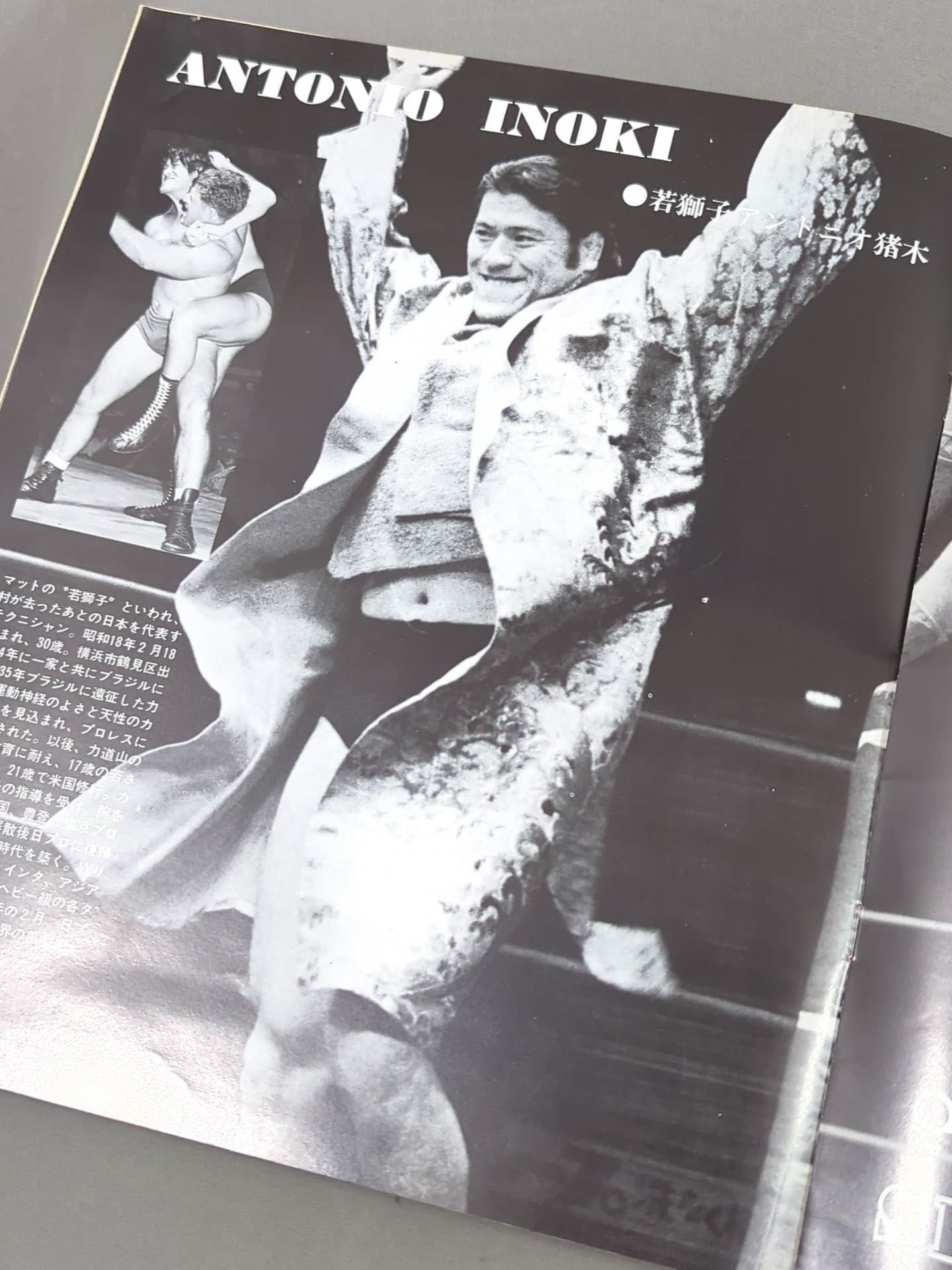 世界最強タッグ戦 猪木、坂口vsゴッチ、テーズ パンフレット（新日本