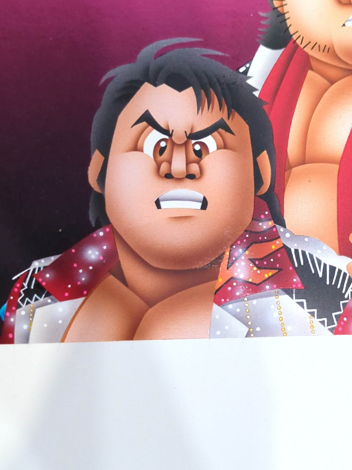 ☆坂井永年氏 原画作品☆「STRONG STYLE EVOLUTION IN OSAKA」闘魂三銃