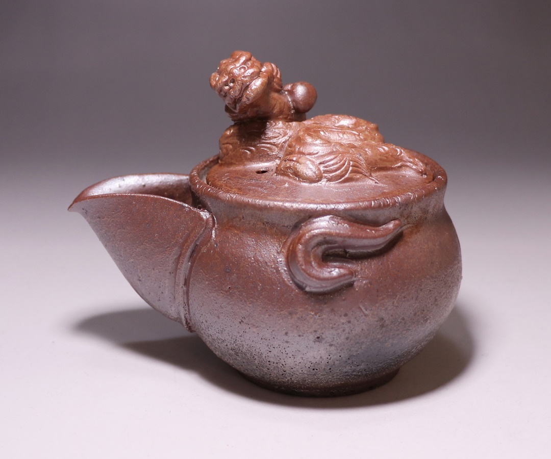 備前焼 宝瓶 柘榴 陶印あり 備前焼 宝瓶 柘榴 陶印あり □備前宝瓶