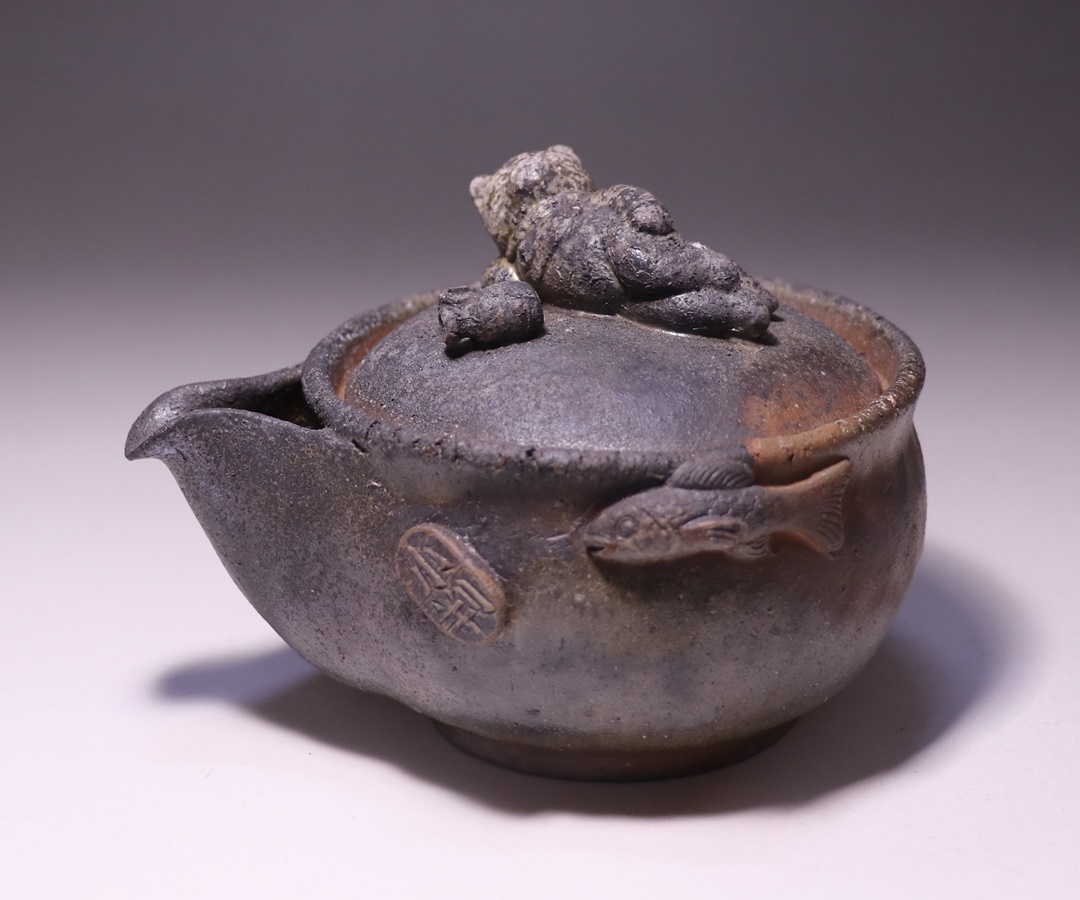 中原幸治 作 「備前土練込酒呑」 ～備前焼専門卸小売店 川口陶楽苑～