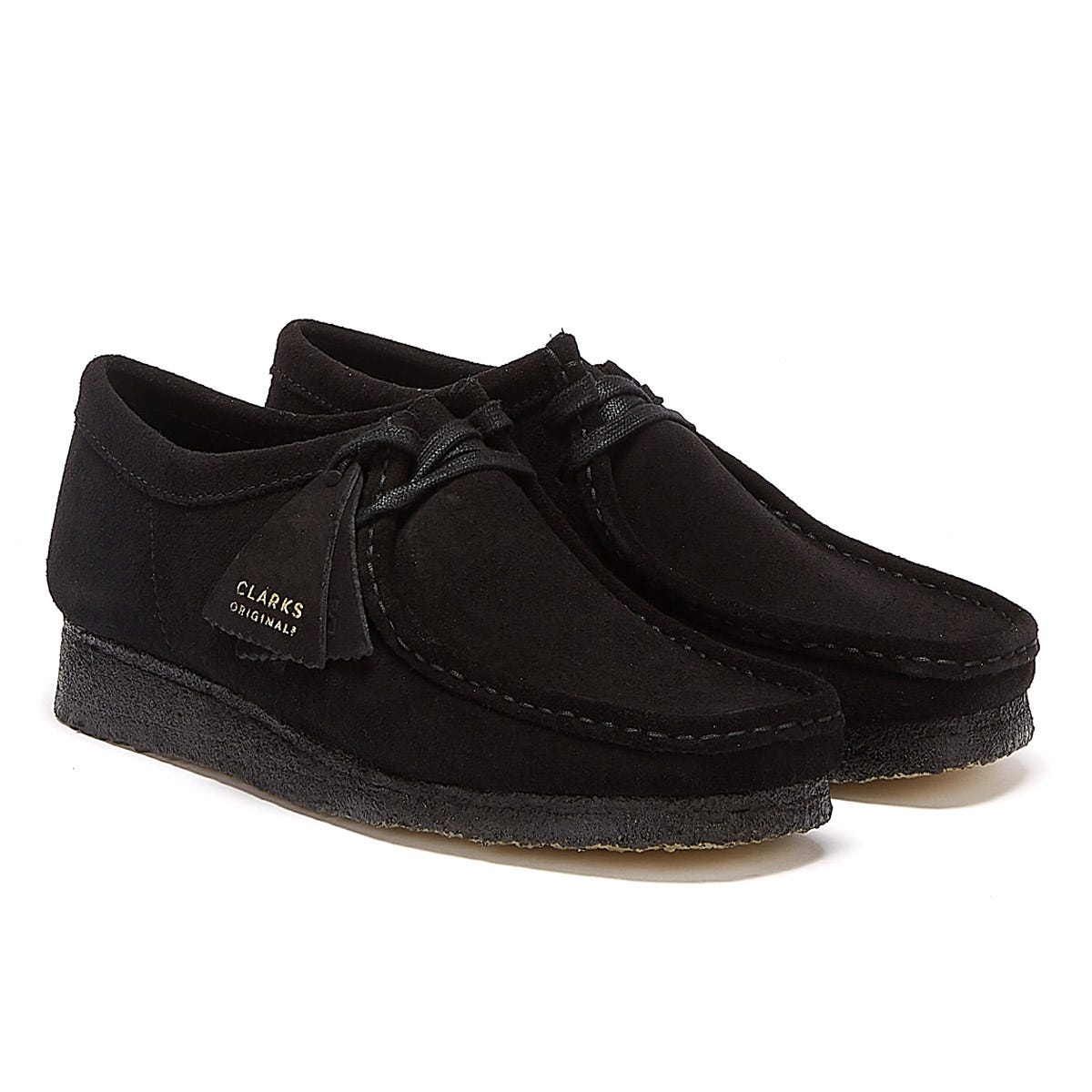 Clarks Originals Wallabee Mens Black Shoes – Tower-London.US