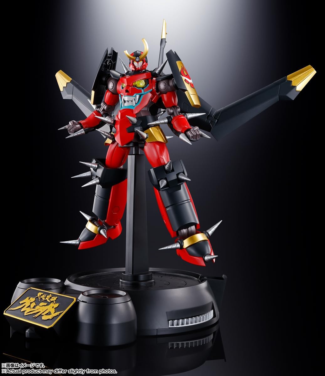 Bandai Soul of Chogokin GX-107 Gurren Lagann and Giga Drill Set Action