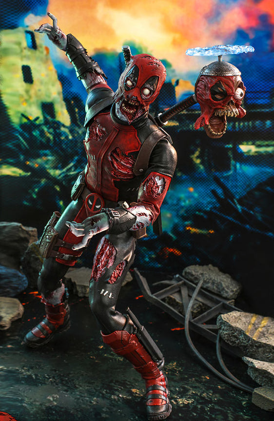 READY🔥Hot Toys CMS06 MARVEL ZOMBIES 1/6 ZOMBIE DEADPOOL