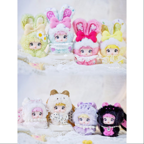 Nommi Baby Sweetheart Bunny Vinyl Plush Pendant Series Whole Set
