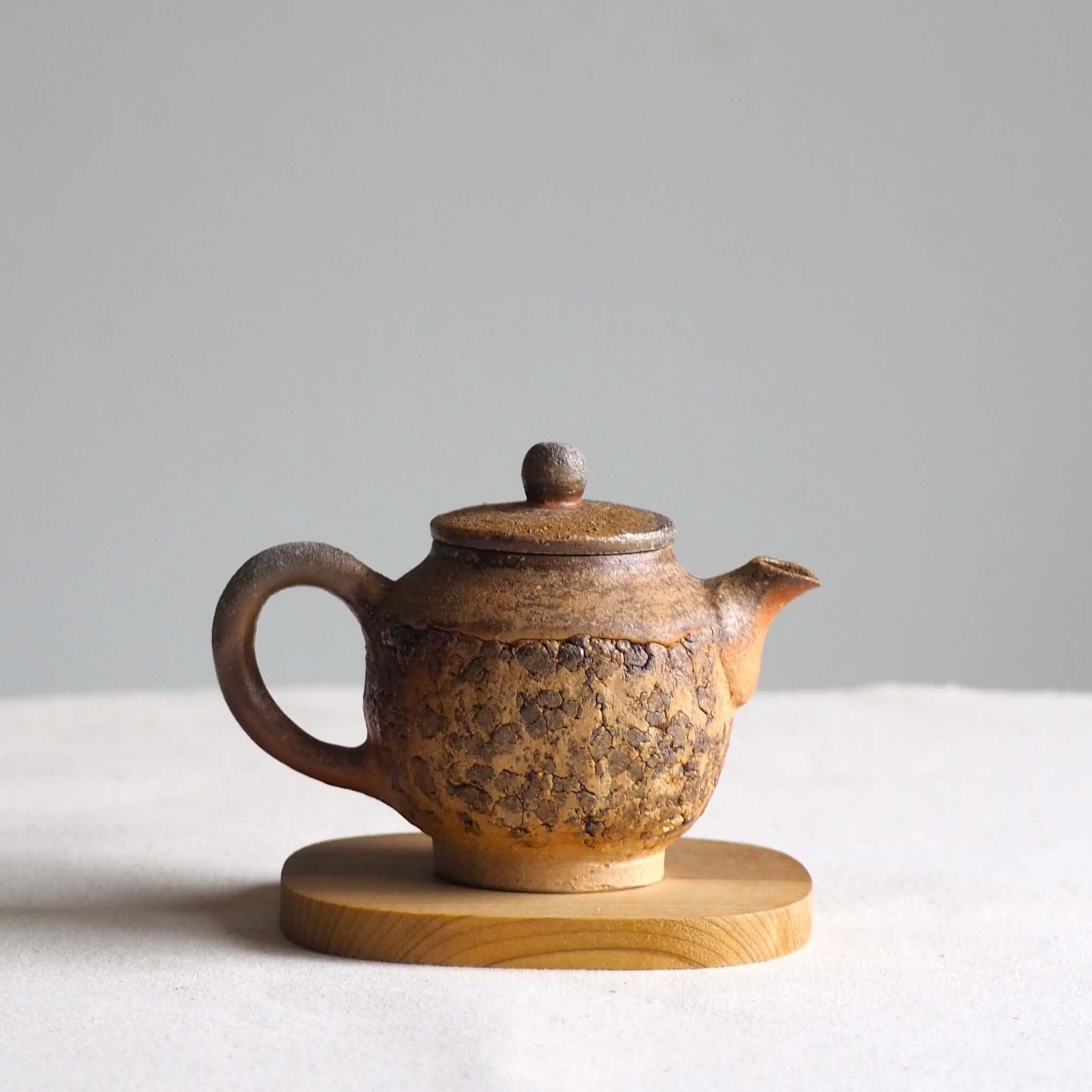 備前焼 細川敬弘作 礫急須 B [東山堂煎茶器店 オンラインショップ