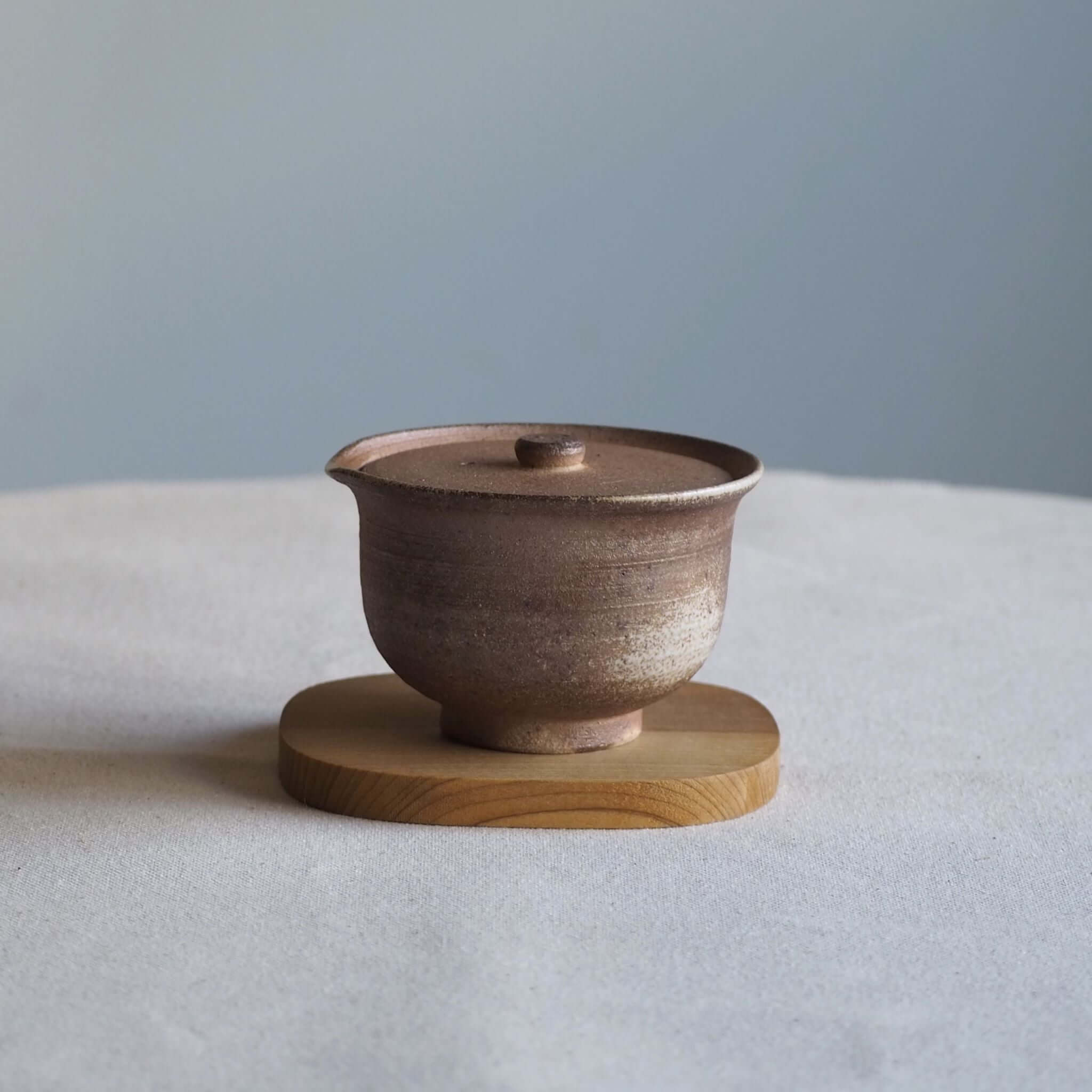 信楽焼 宗陶苑作 煎茶宝瓶 窯変薄紫 [東山堂煎茶器店 オンライン