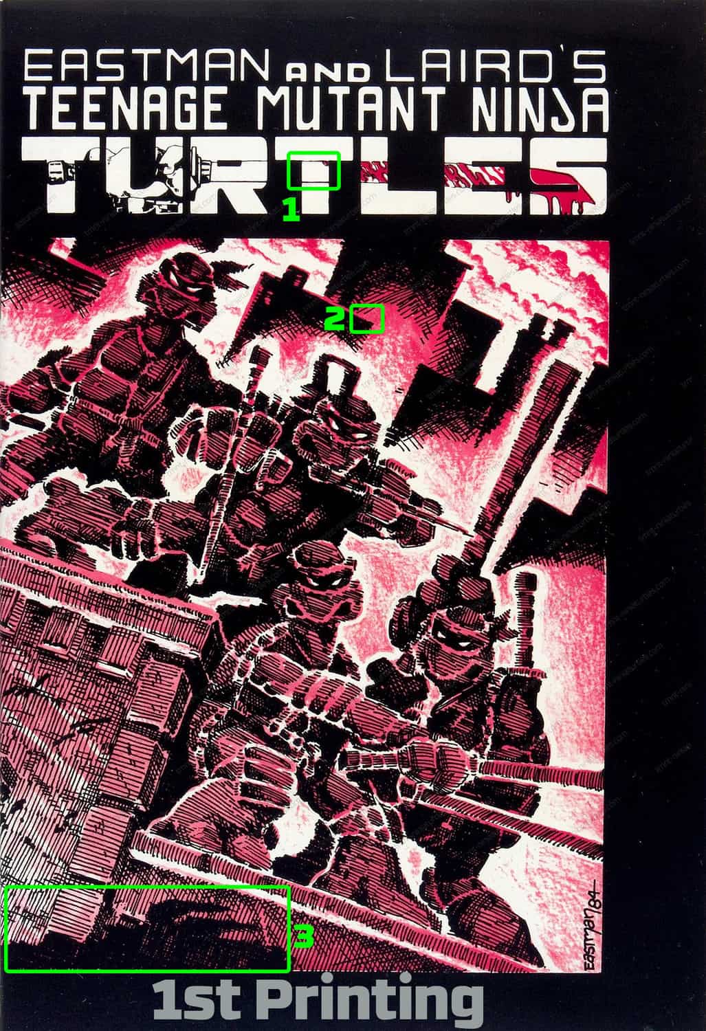 How To Tell if TMNT #1 Is a 1st, 2nd, 3rd, or Counterfeit Printing