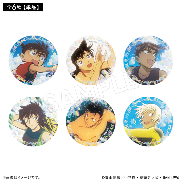 名探偵コナン ブラインド箔押し缶バッジ メモリアル/スポーツver.(全6