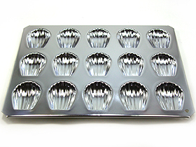 マドレーヌシェル型15P / 1枚 | お菓子・パン作りの型,お菓子作りの型