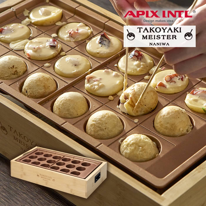 楽天市場】たこ焼きマイスター たこ焼き器 ATM−818 アピックス