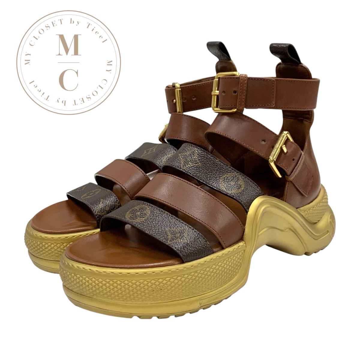 楽天市場】ルイヴィトン サンダル（カラーブラウン）（靴）の通販