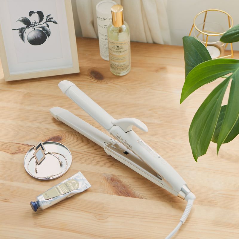 楽天市場】サロンセンス マイナスイオン2WAYアイロン アイボリー 正規