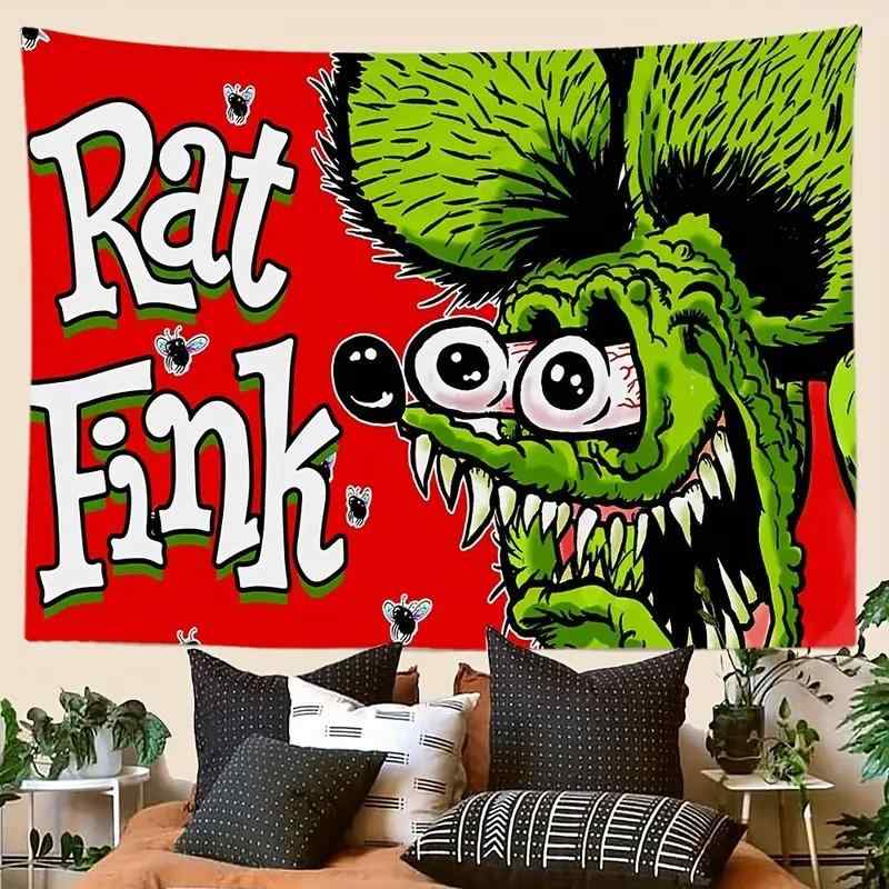 楽天市場】ラットフィンク（タペストリー｜壁紙・装飾フィルム