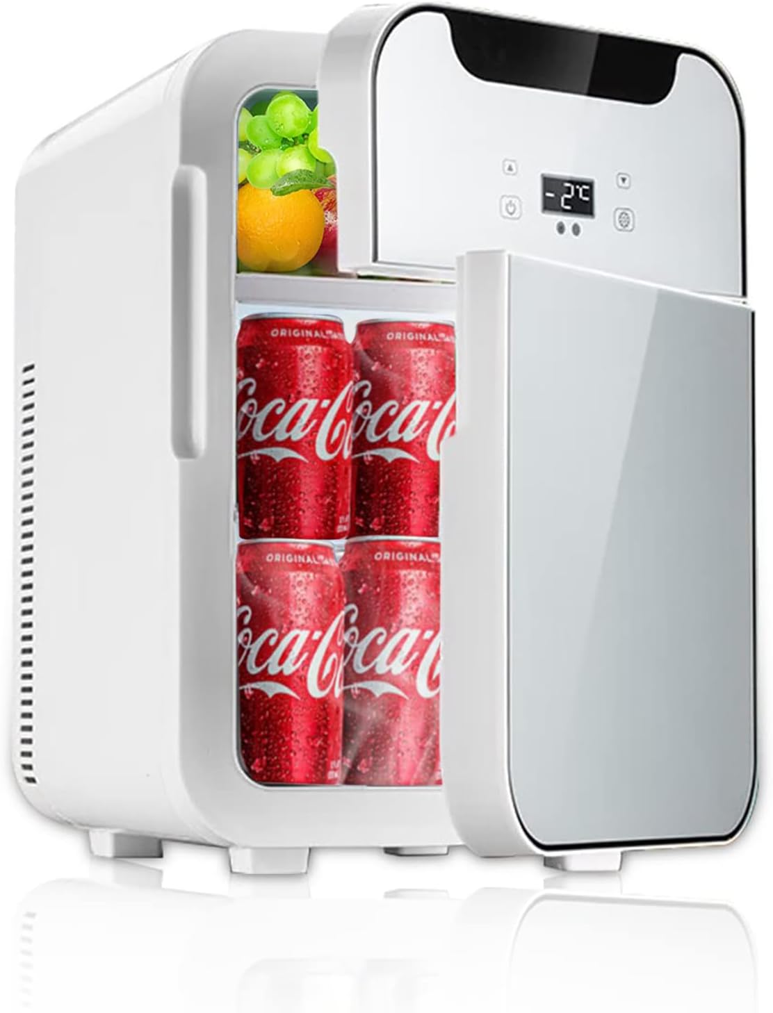 楽天市場】冷蔵庫 ひとり暮らし 小型 左開き 20L ミニ冷蔵庫 LCD温度