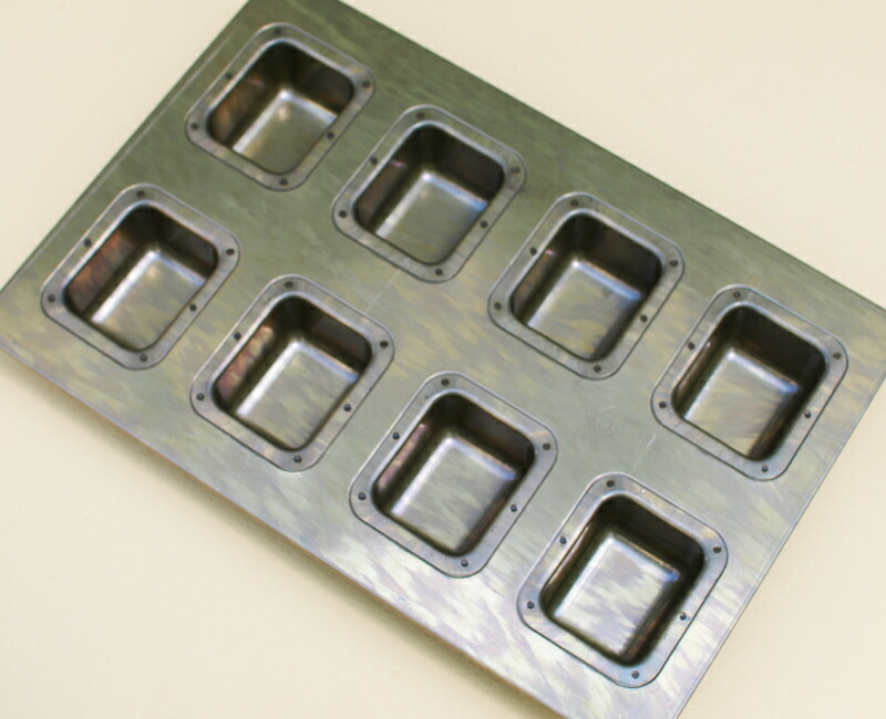 楽天市場】千代田金属 シリコン 加工 ホール 型 天板 8個付 | 空焼き