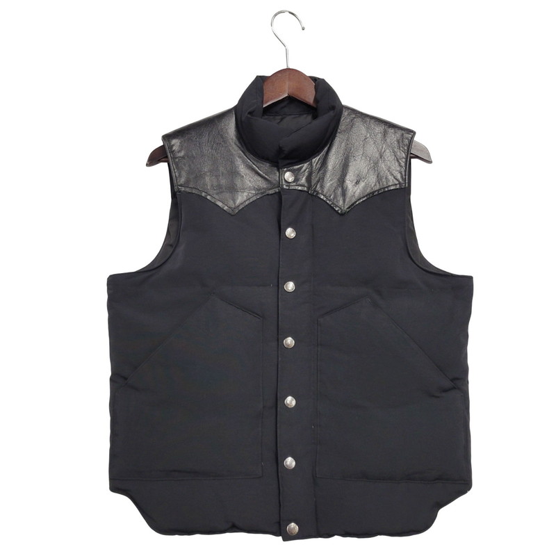 楽天市場】シュガーケーン レザーヨークダウンベストの通販