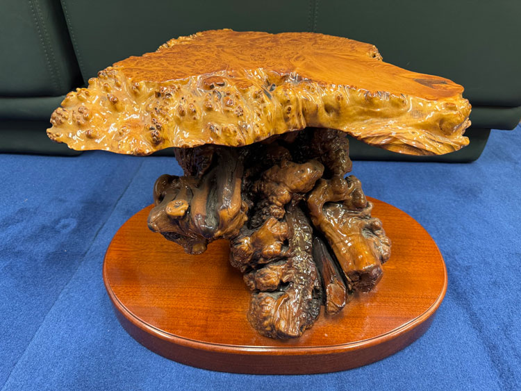 楽天市場】送料無料 木の根 飾り台 W54.5cm 高級 花台 盆栽卓 根卓 飾