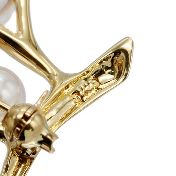 楽天市場】ミキモト MIKIMOTO 幸福の木モチーフ パール K18YG ブローチ