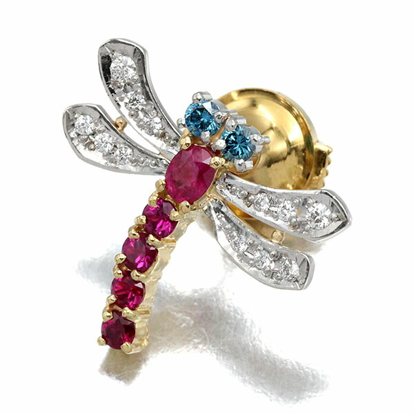 楽天市場】石川暢子 NOBUKO ISHIKAWA K18YG/プラチナ トンボモチーフ