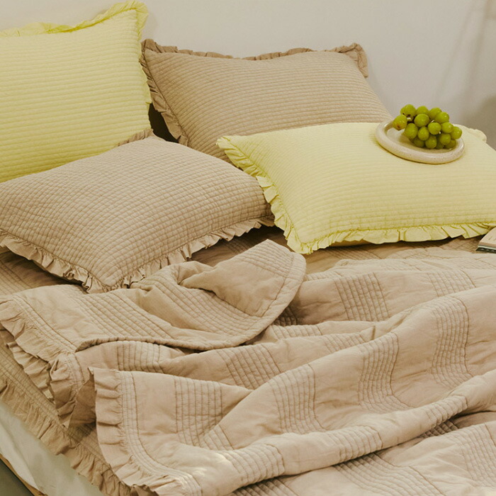 楽天市場】イブル フリル 160×210 SD D ヌビ 韓国 イブル キルティング