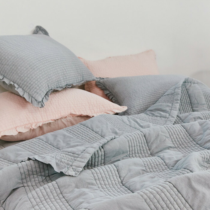 楽天市場】イブル フリル 160×210 SD D ヌビ 韓国 イブル キルティング